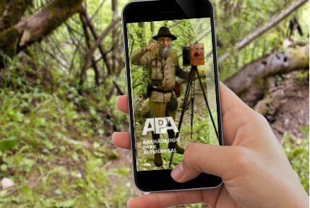 Web-App für den Archäologie Park Altmühltal (Deutschland) unter Einsatz von Augmented-Reality-Technik